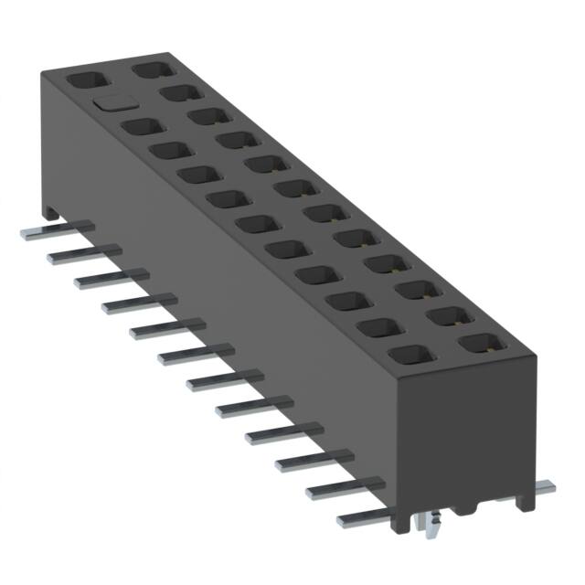 MMS-112-02-L-DV-M-21-TR-LC CONN RCPT 24POS 0.079 GOLD SMD
