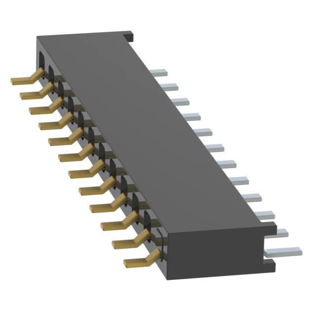 MMS-112-02-L-SH-01 CONN RCPT 12P 0.079 GOLD SMD R/A