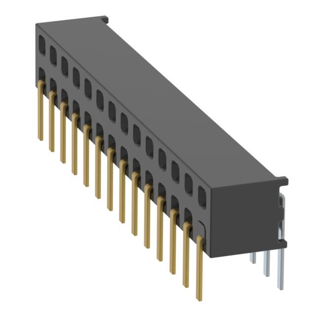 MMS-114-01-L-DH-01 CONN RCPT 28P 0.079 GOLD PCB R/A