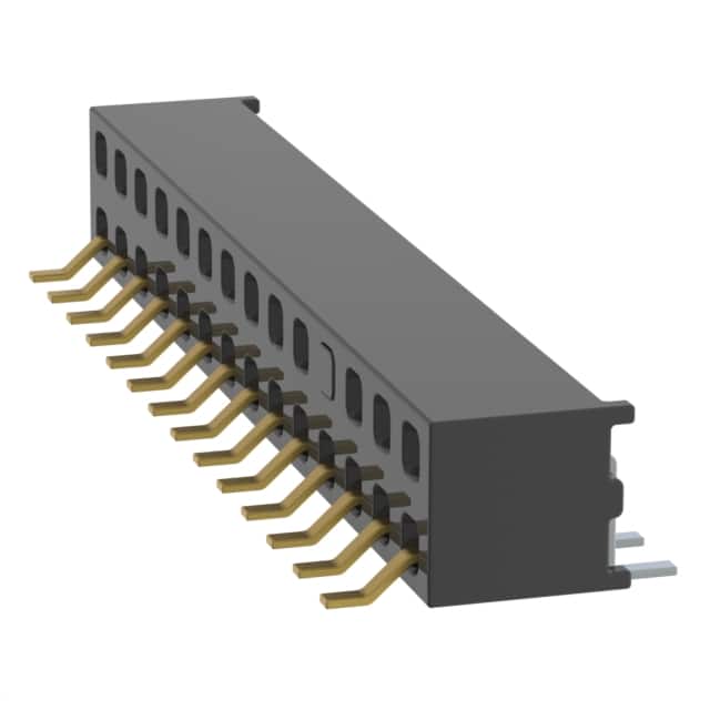 MMS-114-02-L-DH-08 CONN RCPT 28P 0.079 GOLD SMD R/A