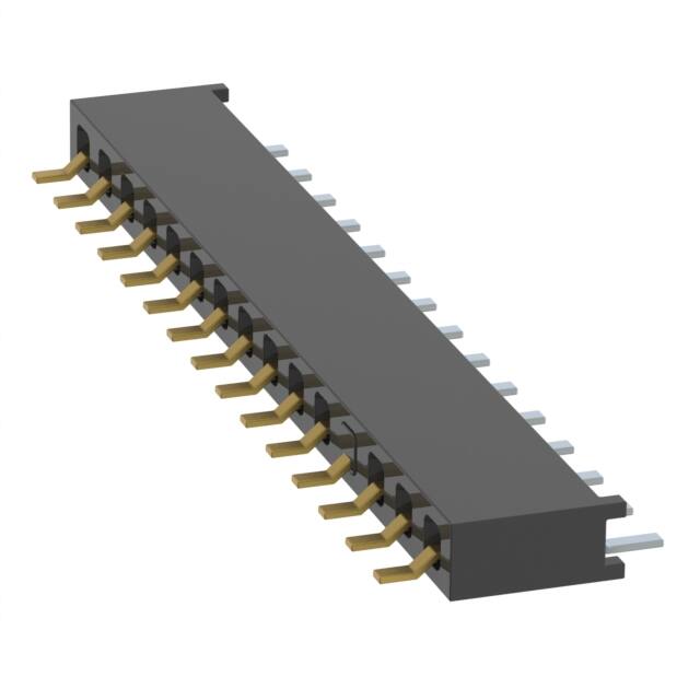 MMS-114-02-L-SH-04 CONN RCPT 14P 0.079 GOLD SMD R/A