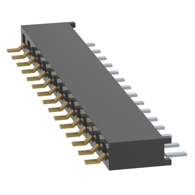 MMS-115-02-L-SH-03 CONN RCPT 15P 0.079 GOLD SMD R/A