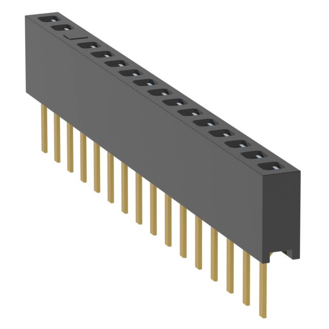 MMS-116-01-L-SV-14 CONN RCPT 16POS 0.079 GOLD PCB