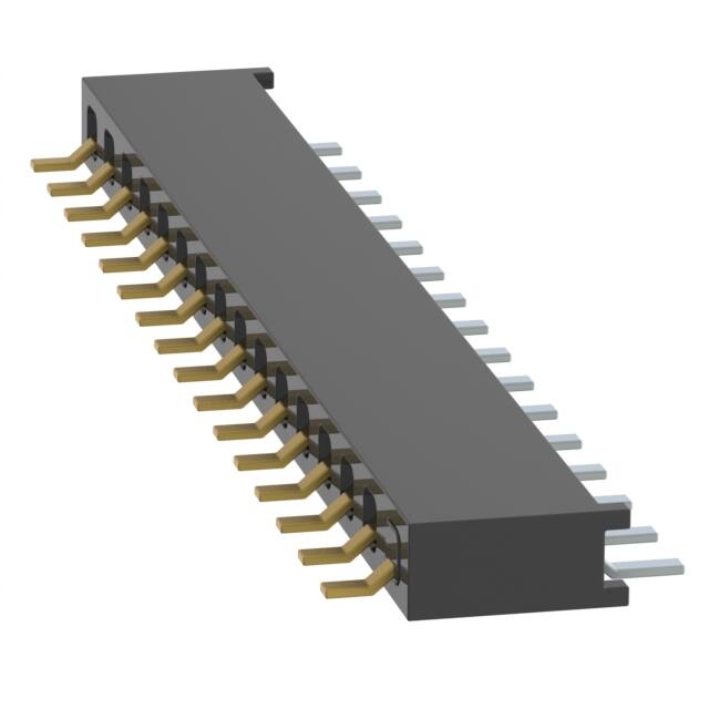 MMS-116-02-L-SH-01 CONN RCPT 16P 0.079 GOLD SMD R/A