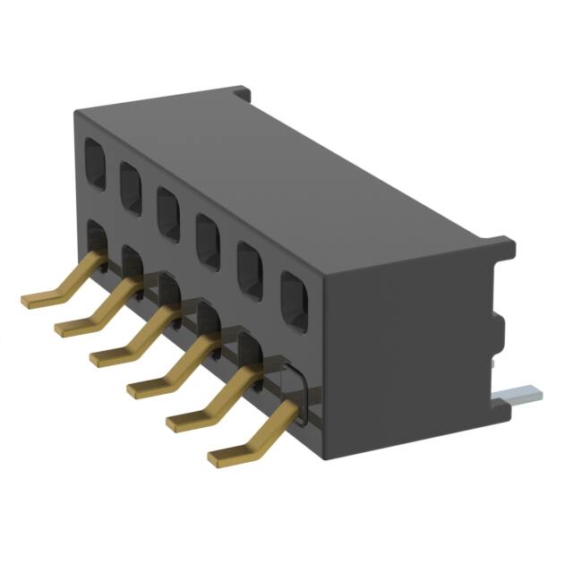 MMS-106-02-L-DH-01-TR CONN RCPT 12P 0.079 GOLD SMD R/A