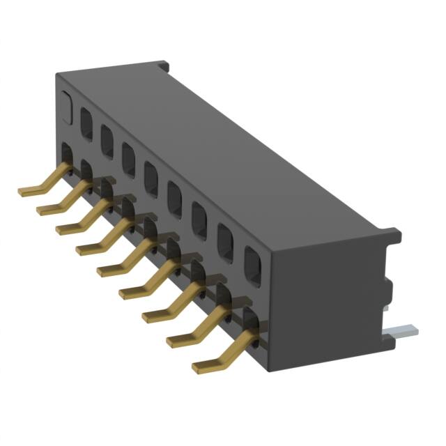 MMS-109-02-F-DH-18-TR CONN RCPT 18P 0.079 GOLD SMD R/A