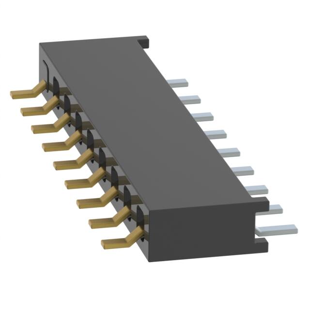 MMS-109-02-L-SH-09-TR CONN RCPT 9P 0.079 GOLD SMD R/A