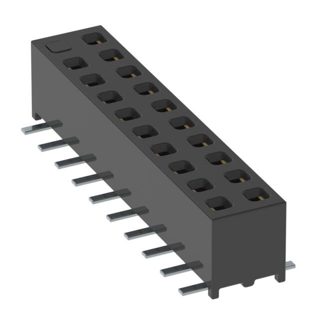 MMS-110-02-F-DV-19-K-TR CONN RCPT 20POS 0.079 GOLD SMD