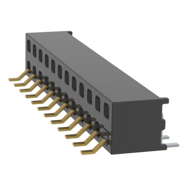 MMS-112-02-L-DH-01-TR CONN RCPT 24P 0.079 GOLD SMD R/A
