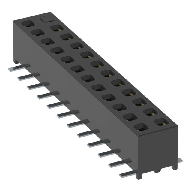 MMS-112-02-L-DV-24-K-TR CONN RCPT 24POS 0.079 GOLD SMD