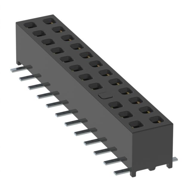 MMS-112-02-L-DV-M-07-TR CONN RCPT 24POS 0.079 GOLD SMD