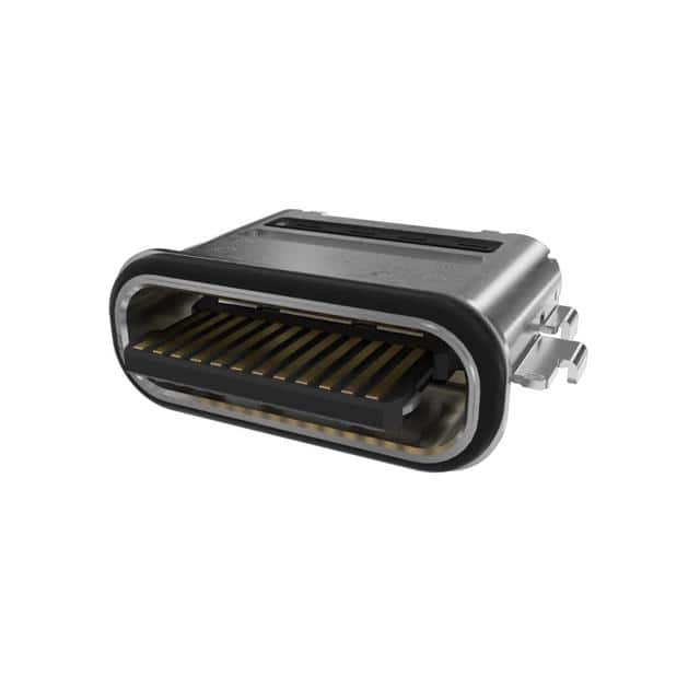 12402136E512A USB4 GEN3, TYPE C, MID MOUNT, CE