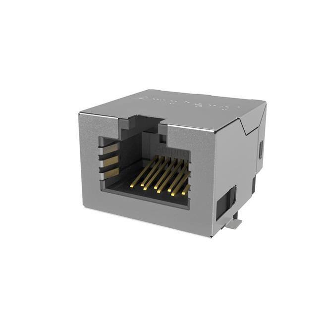 RJE3B1886402 8P8C, RA, CAT6, SMT, SHIELD WITH