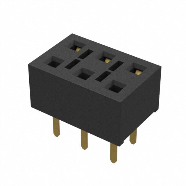 HLE-103-02-G-DV-TE-P CONN RCPT 6POS 0.1 GOLD PCB