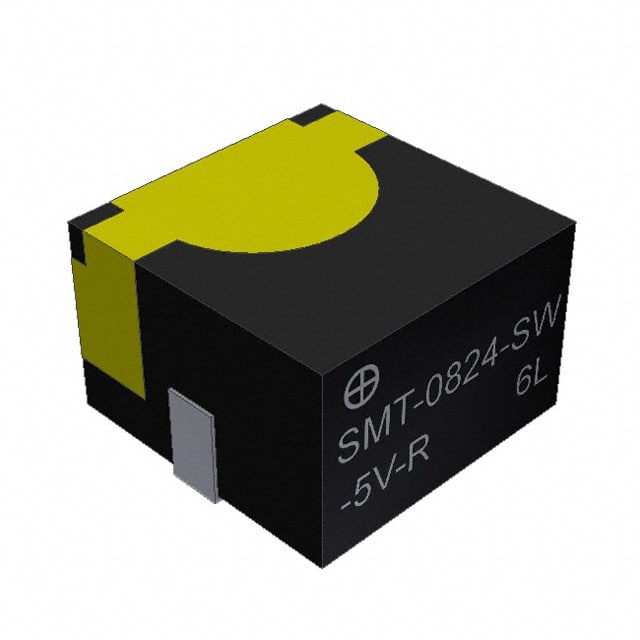SMT-0824-SW-5V-R BUZZER MAGNETIC 5V 8.5X8.5MM SMD