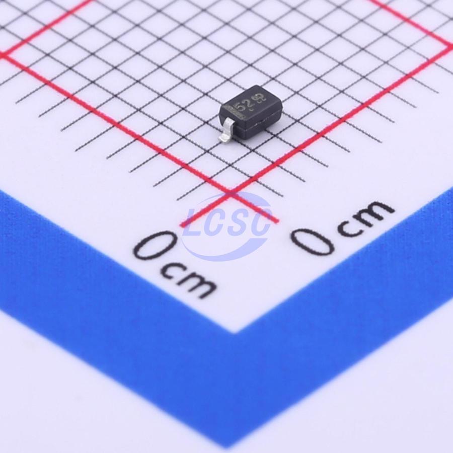 LUDZS3.3BT1G The LRC LUDZS3.3BT1G is a Zener diode with a nominal voltage of 3.3V and a power dissipation of 200mW. It comes in a SOD-323 package.
