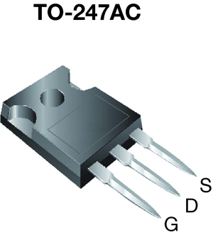IRFPF40 IRFPF40 is an N-Channel MOSFET from Vishay Dale with a maximum drain-source voltage of 900V and continuous drain current of 4.7A. It is housed in a TO-247-3 through-hole package.