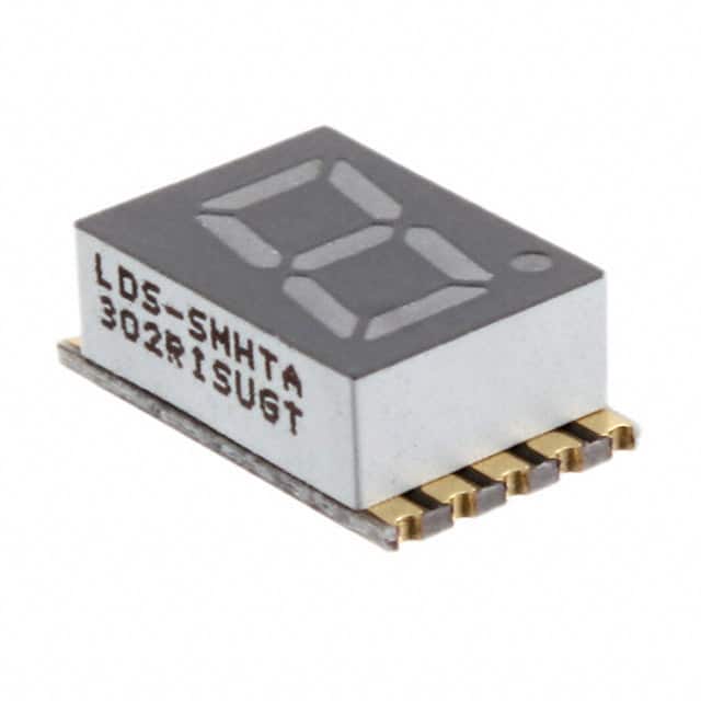 LDS-SMHTA302RISUGT DISPLAY 7SEG 0.3" SGL GRN 10SMD