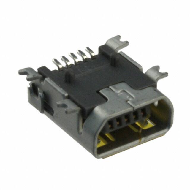 DX3R005HN2E700 CONN RCPT USB2.0 MINI AB SMD R/A