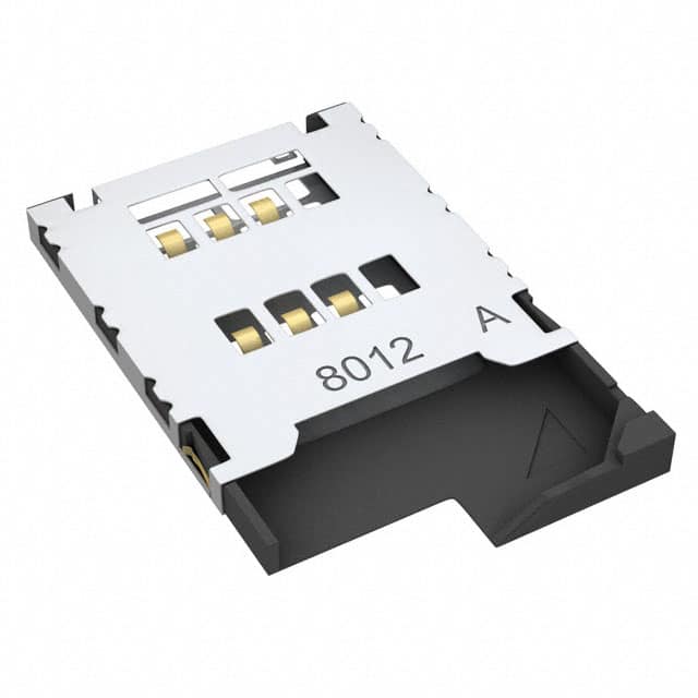 SF8V006S4AR1200 CONN SIM CARD PUSH-PULL R/A SMD