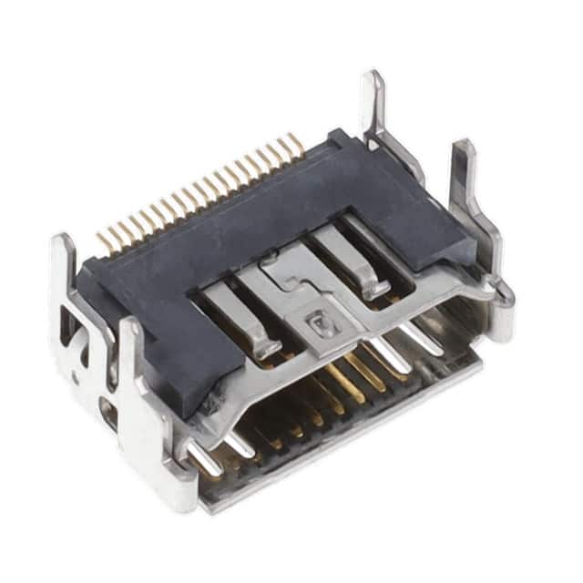 DC1RS19JA7R550 CONN HDMI A 19 POS R/A