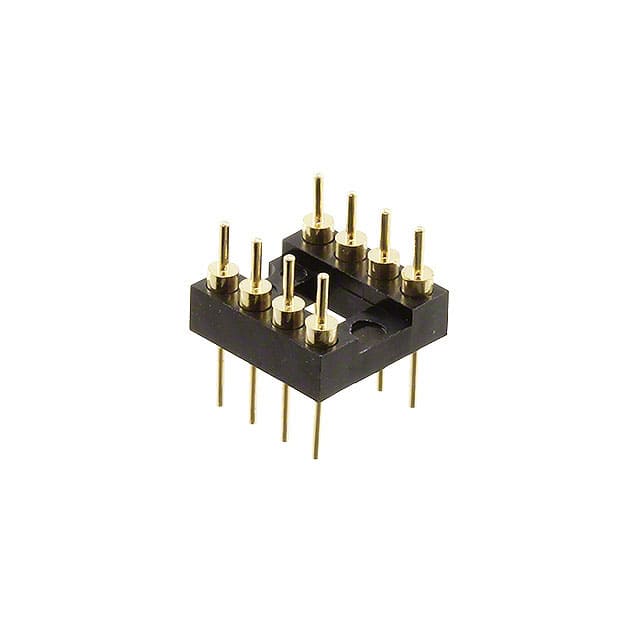 220-1-08-003 CONN HDR DIP MALE PIN 8POS GOLD