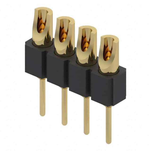 380-10-104-00-002000 CONN HDR STRIP SOLDER 4POS GOLD