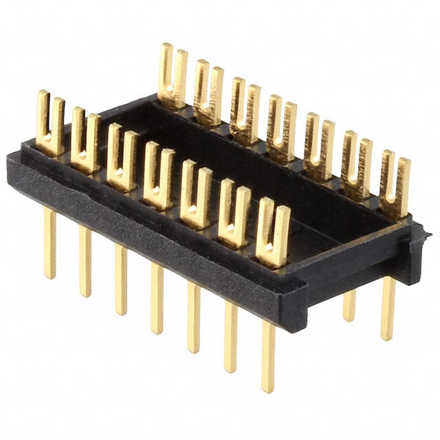 14-600-11 CONN HDR DIP FORK 14POS GOLD