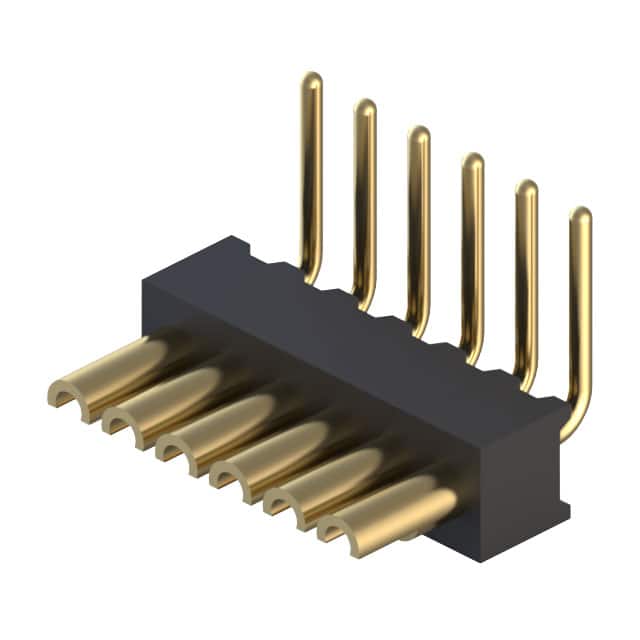 850-10-006-20-003000 CONN HDR STRIP SOLDER 6POS GOLD