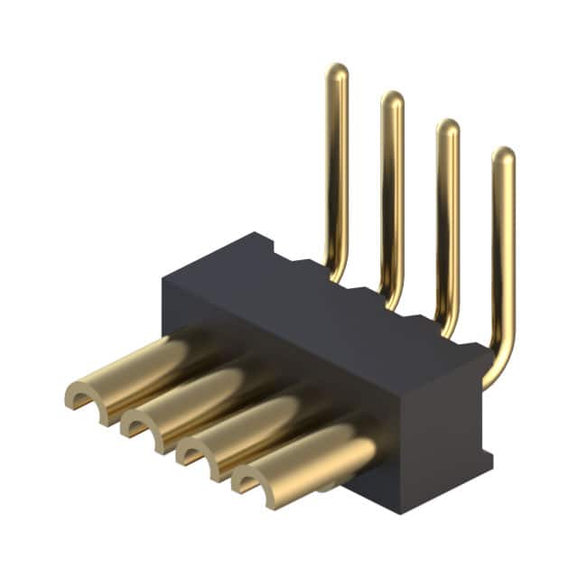 850-10-004-20-003000 CONN HDR STRIP SOLDER 4POS GOLD