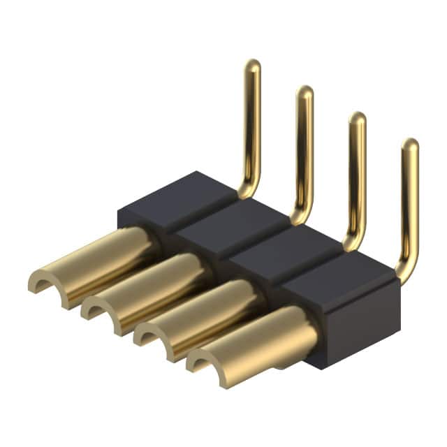 830-10-004-20-005000 CONN HDR STRIP SOLDER 4POS GOLD