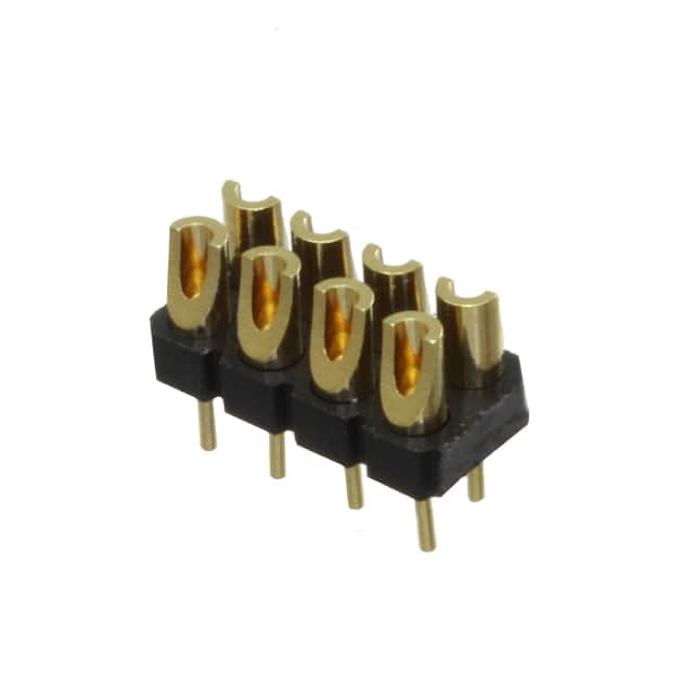 480-10-208-00-002000 CONN HDR STRIP SOLDER 8POS GOLD