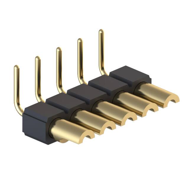 380-10-105-10-003000 CONN HDR STRIP SOLDER 5POS GOLD
