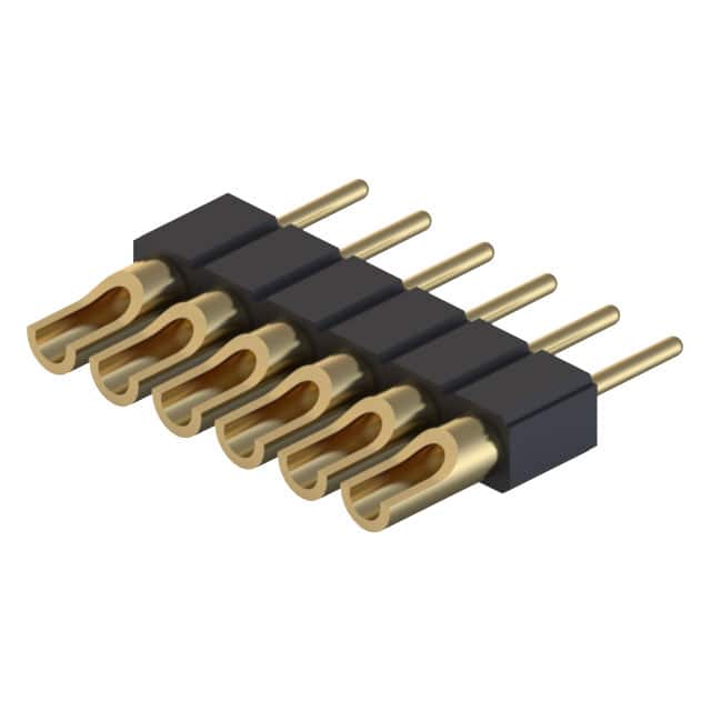 830-10-006-10-005000 CONN HDR STRIP SOLDER 6POS GOLD