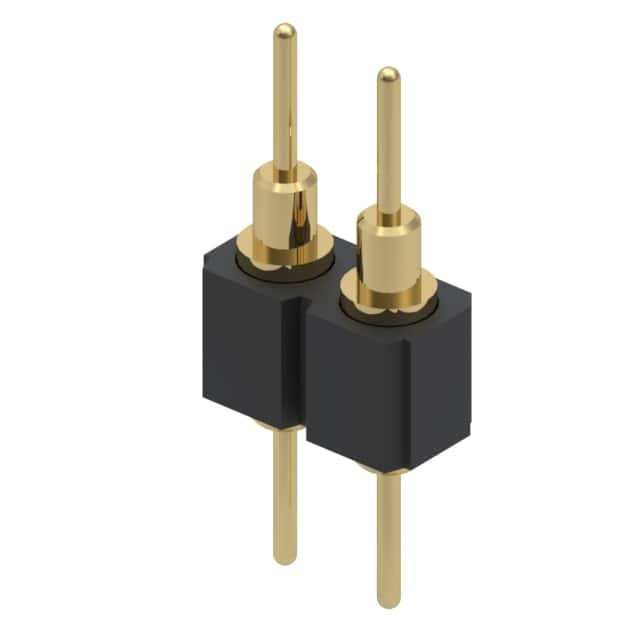 342-10-102-00-591000 CONN HDR DIP POST 2POS GOLD