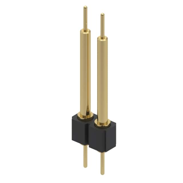 342-10-102-00-593000 CONN HDR DIP POST 2POS GOLD