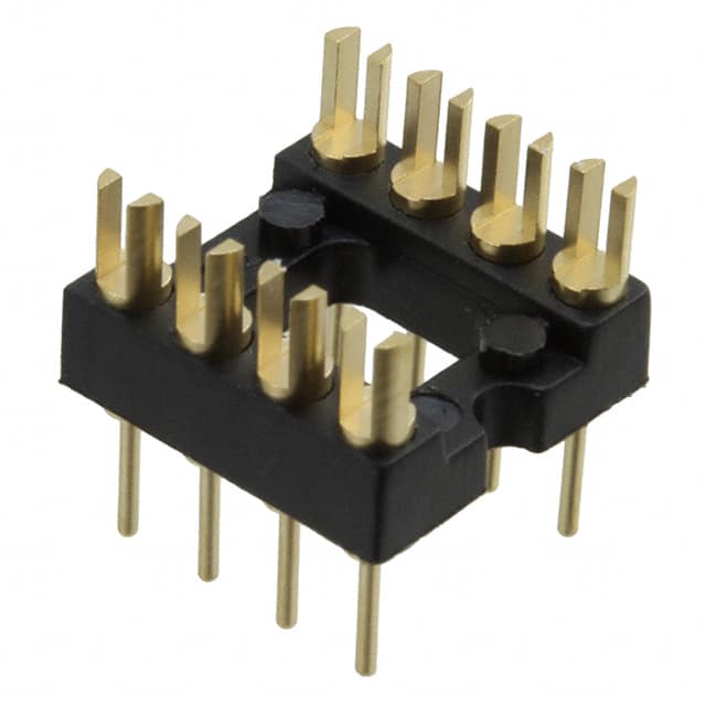 160-10-308-00-001101 CONN HDR DIP SLOT 8POS GOLD