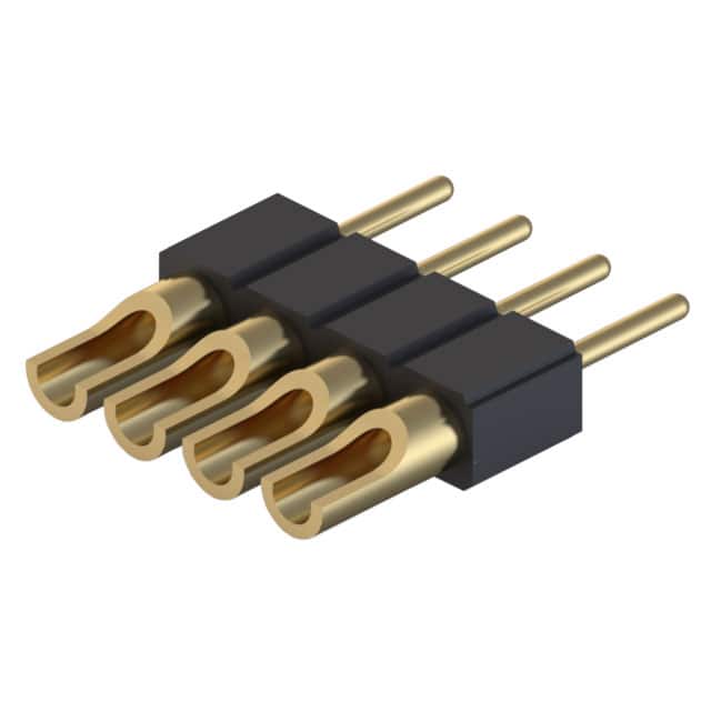 830-10-004-10-005000 CONN HDR STRIP SOLDER 4POS GOLD
