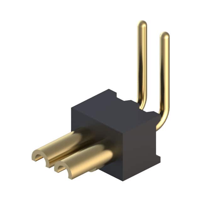850-10-002-20-003000 CONN HDR STRIP SOLDER 2POS GOLD