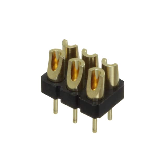 480-10-206-00-002000 CONN HDR STRIP SOLDER 6POS GOLD