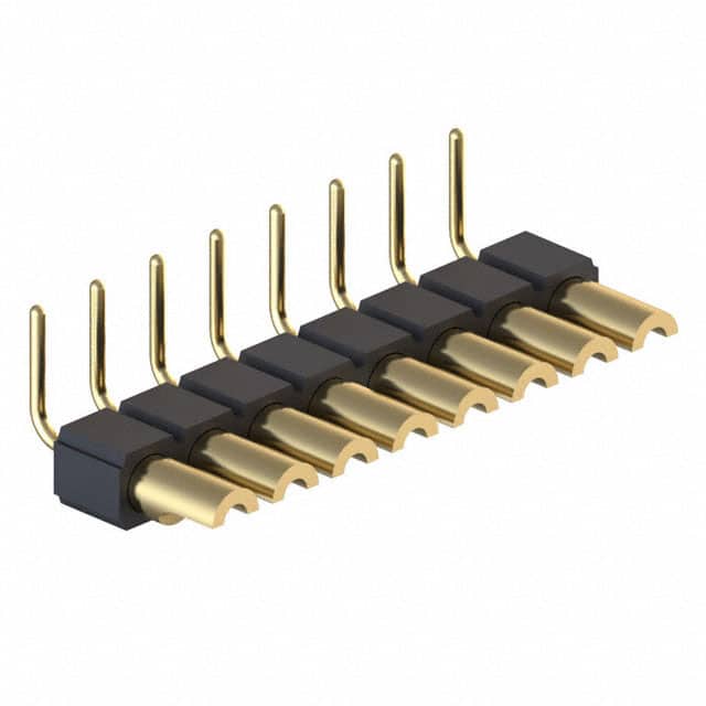 380-10-108-10-003000 CONN HDR STRIP SOLDER 8POS GOLD