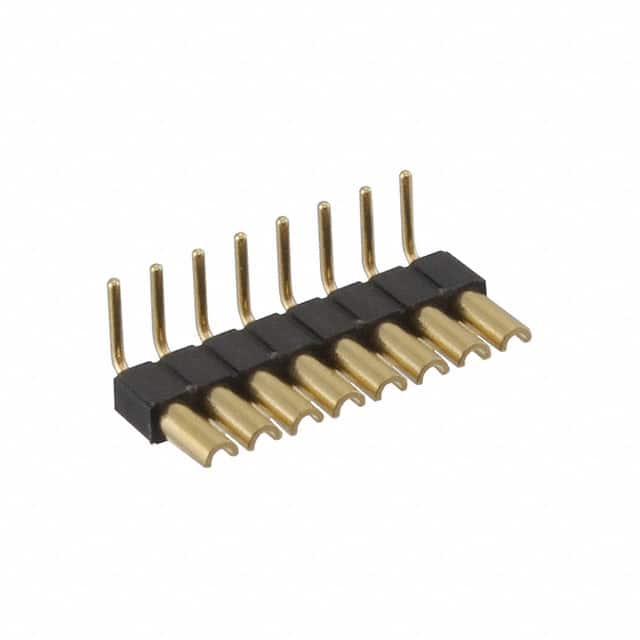 830-10-008-20-005000 CONN HDR STRIP SOLDER 8POS GOLD