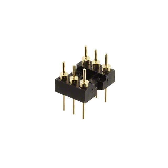 220-1-06-003 CONN HDR DIP MALE PIN 6POS GOLD