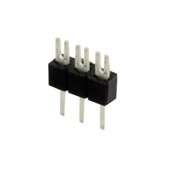 03-0600-10 CONN HDR DIP FORK 3POS TIN