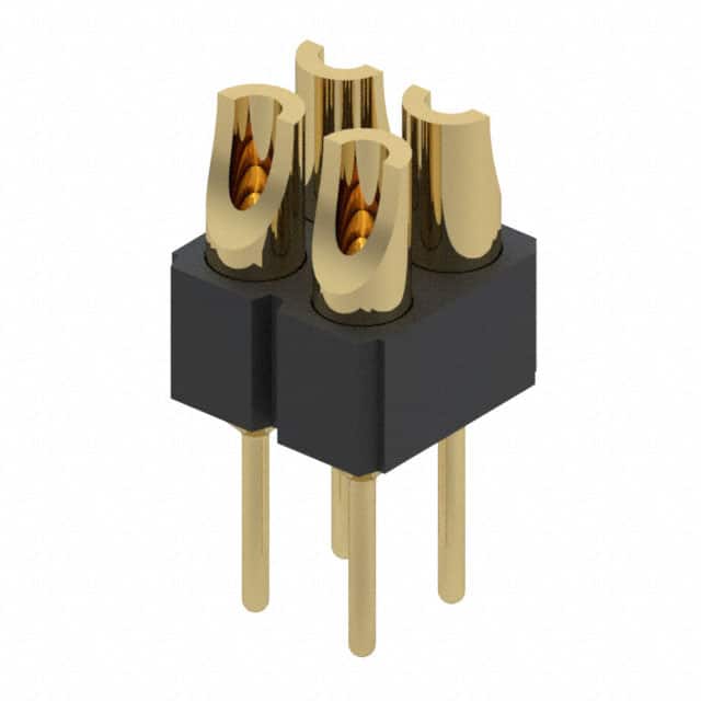 480-10-204-00-001000 CONN HDR SOLDER 4POS GOLD