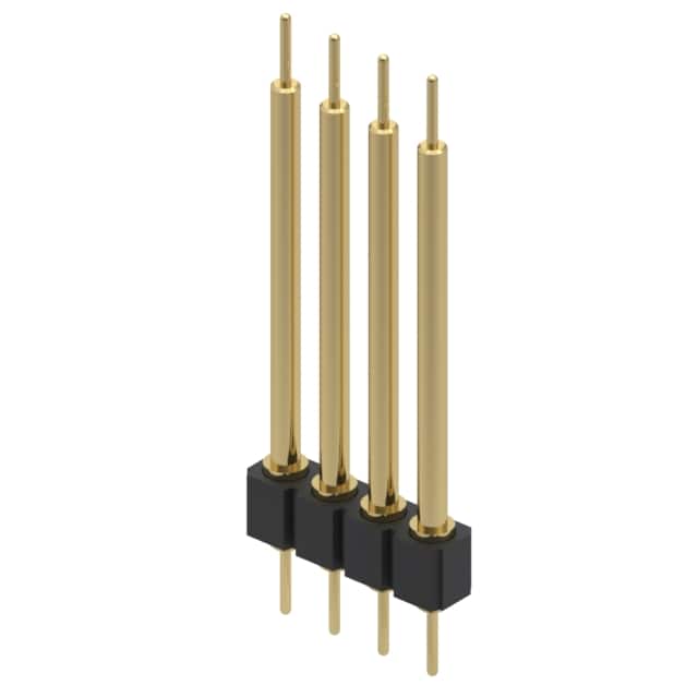 342-10-104-00-594000 CONN HDR DIP POST 4POS GOLD
