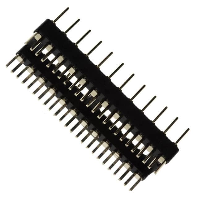 160-10-424-00-001000 CONN HDR DIP SLOT 24POS GOLD