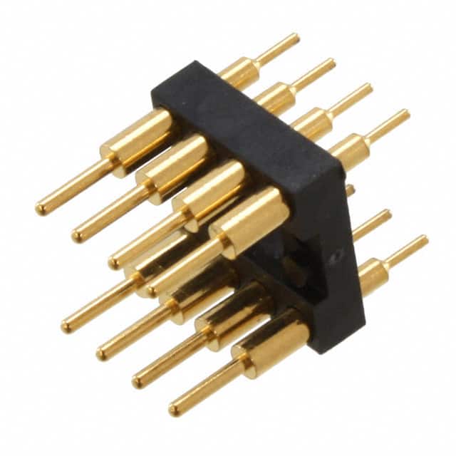 134-10-308-00-050000 CONN HDR DIP POST 8POS GOLD