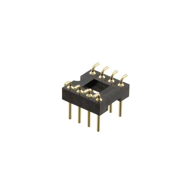 222-1-08-003 CONN HDR DIP MALE PIN 8POS GOLD