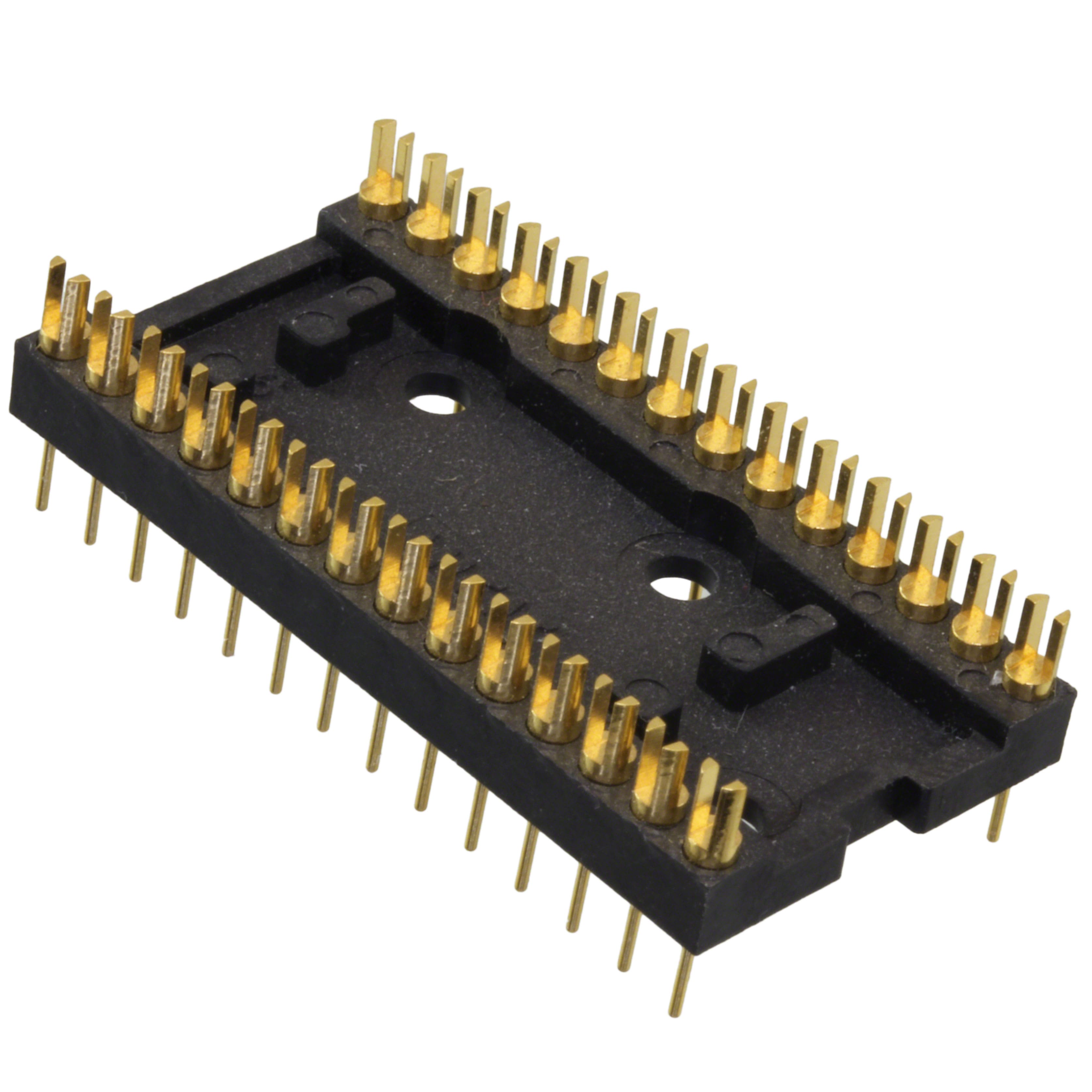 628-CG2 CONN HDR STRIP SLOT 28POS GOLD